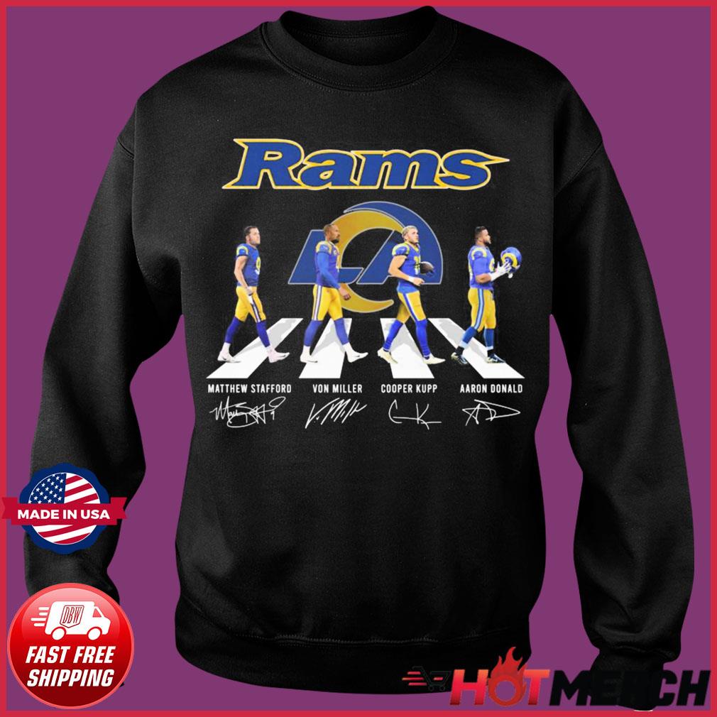 The Los Angeles Rams Abbey Road Signatures T-Shirt, hoodie, sweater, long  sleeve and tank top