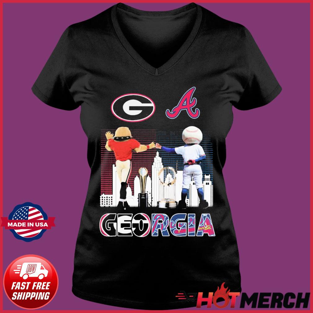 FREE shipping Georgia Bulldogs And Atlanta Braves Shirt, Unisex tee,  hoodie, sweater, v-neck and tank top