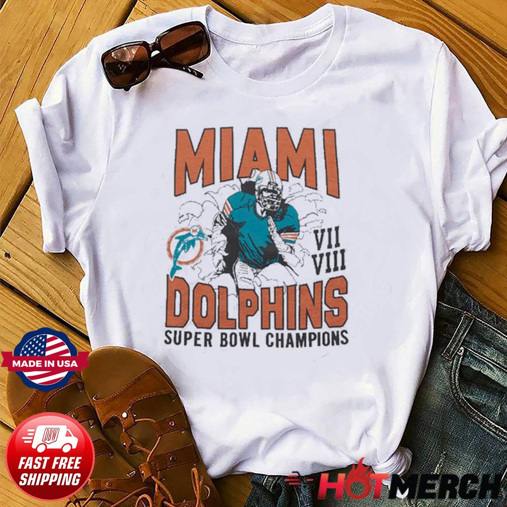 Miami Dolphins 2-time super bowl champions shirt, hoodie, sweater and  v-neck t-shirt