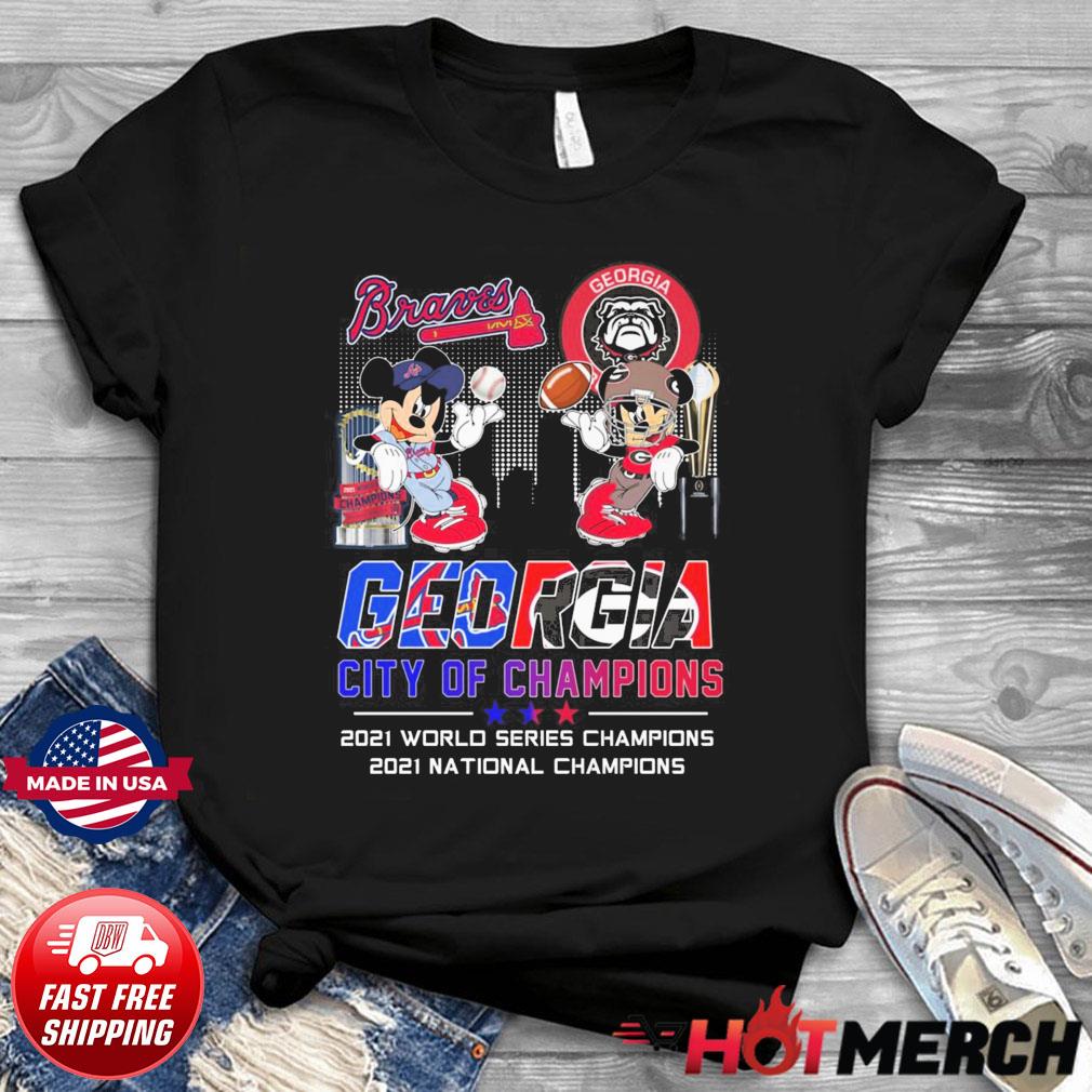 Mickey Atlanta Braves World Series Champions 2021 Shirt - Trends