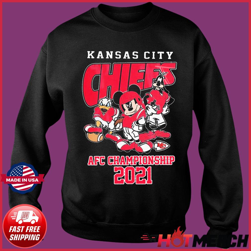 Mickey Kansas City Chiefs 2021 AFC West Championship T-shirt, hoodie,  sweater, long sleeve and tank top