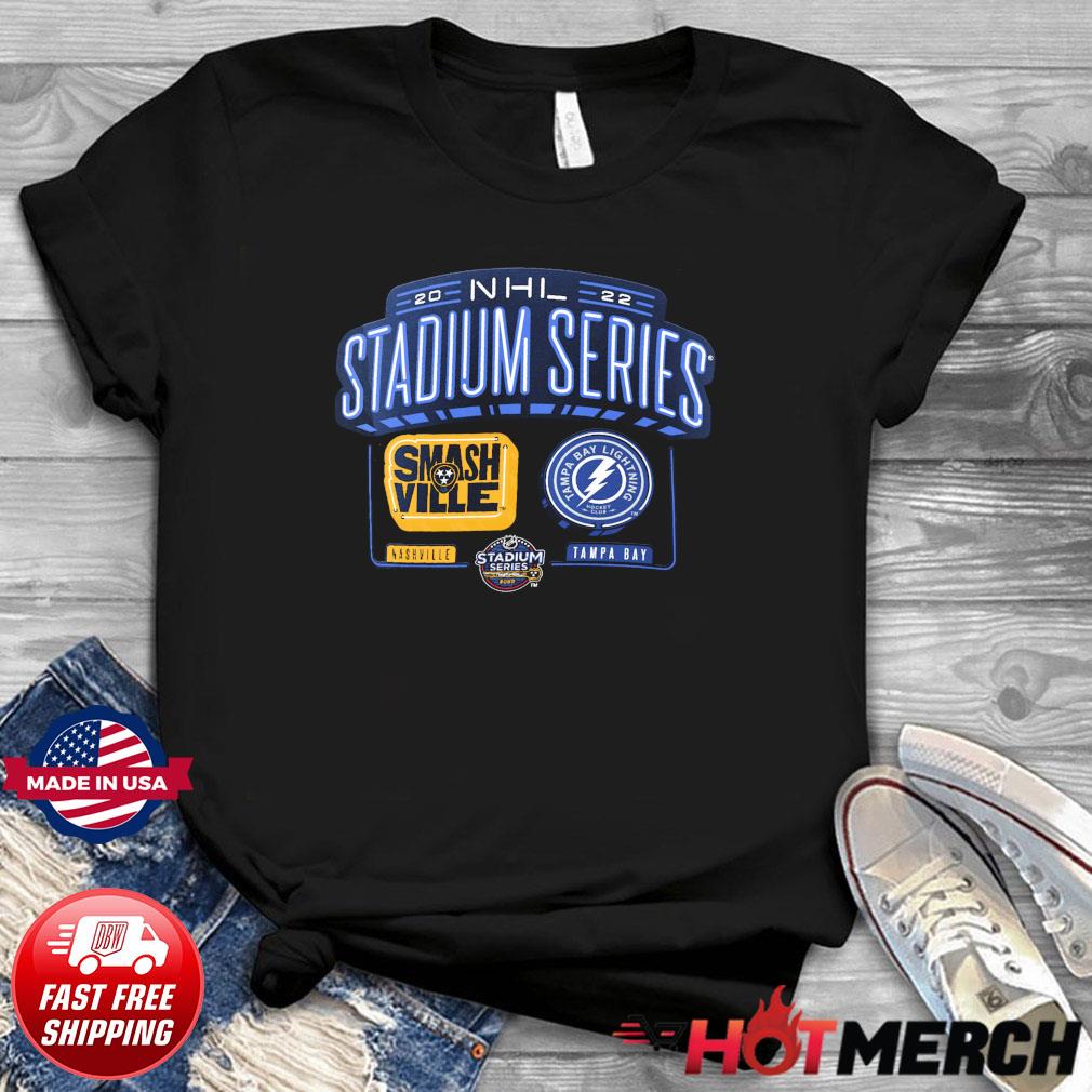 Nashville Predators vs. Tampa Bay Lightning 2022 NHL Stadium Series Shirt,  hoodie, sweater, long sleeve and tank top