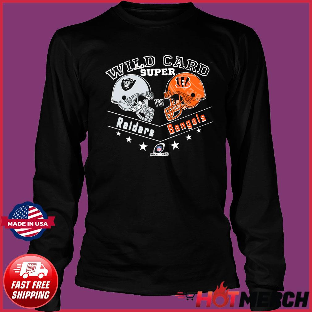 NFL Super Wild Card Las Vegas Raiders Vs Cincinnati Bengals Shirt, hoodie,  sweater, long sleeve and tank top