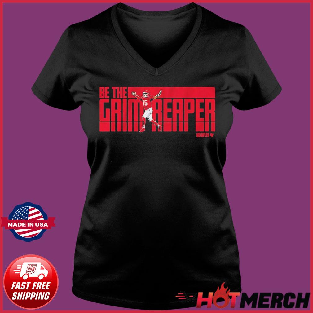 Patrick mahomes the reaper shirt, hoodie, sweater, long sleeve and tank top