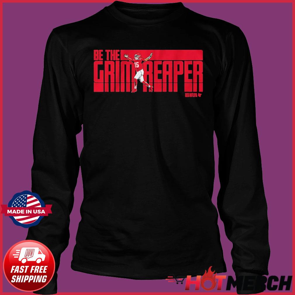 Patrick mahomes the reaper shirt, hoodie, sweater, long sleeve and tank top