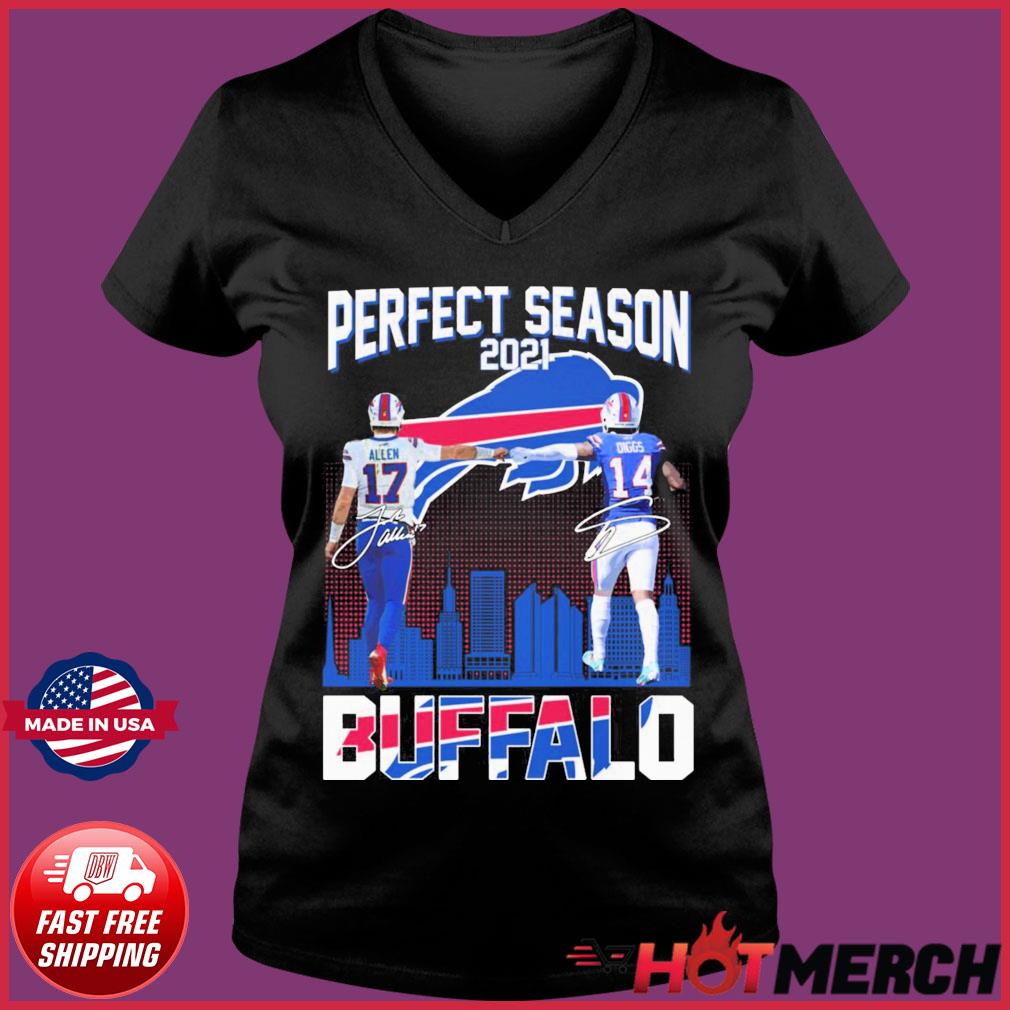 Official buffalo Bills Stefon Diggs and Josh Allen signature together 2022  shirt, hoodie, sweater, long sleeve and tank top