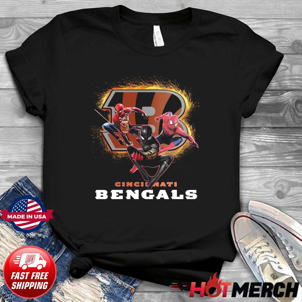 Spider-Man Cincinnati Bengals AFC Champions Shirt - Teespix