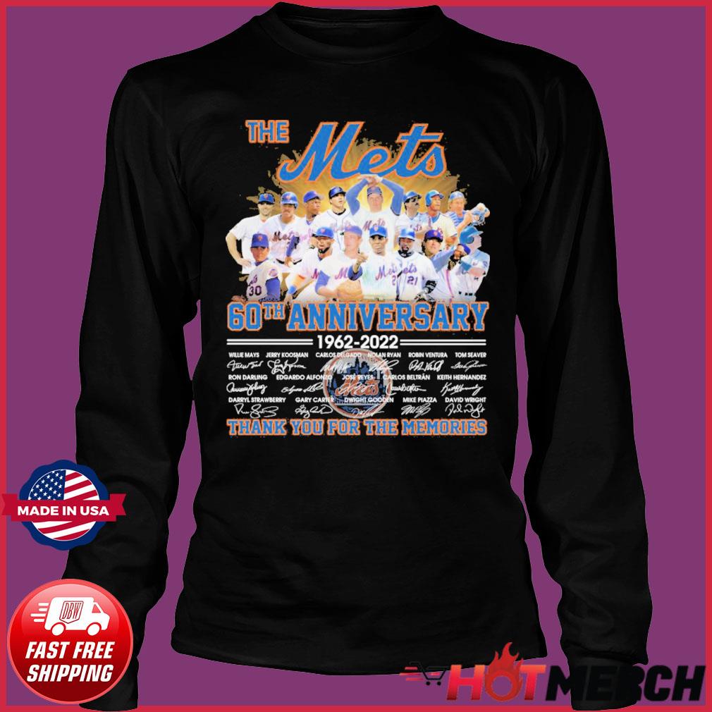 The Mets Team 60th Anniversary 1962 2022 Signatures Thank You For