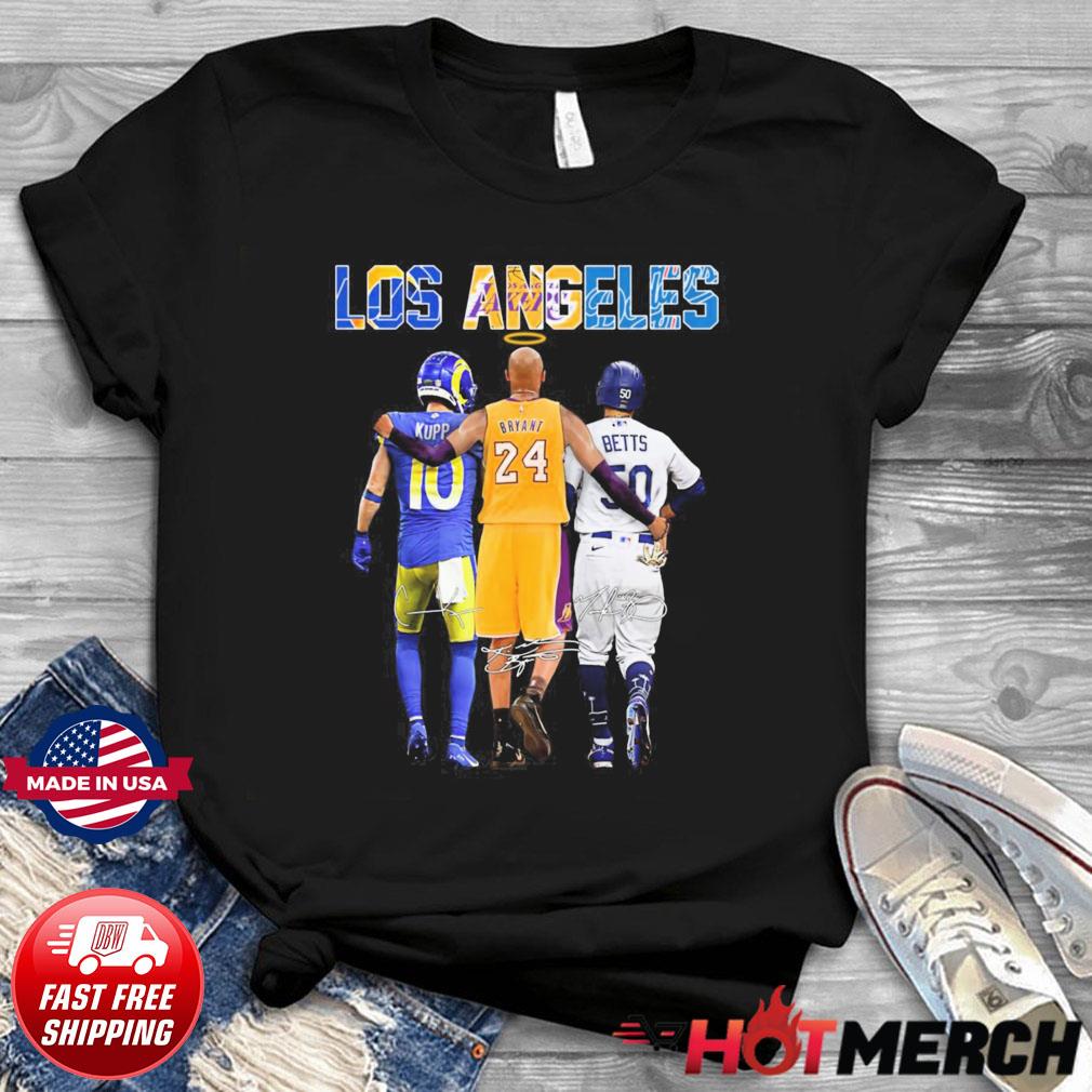 Los angeles cooper kupp kobe bryant and mookie betts signatures shirt,  hoodie, sweater, long sleeve and tank top