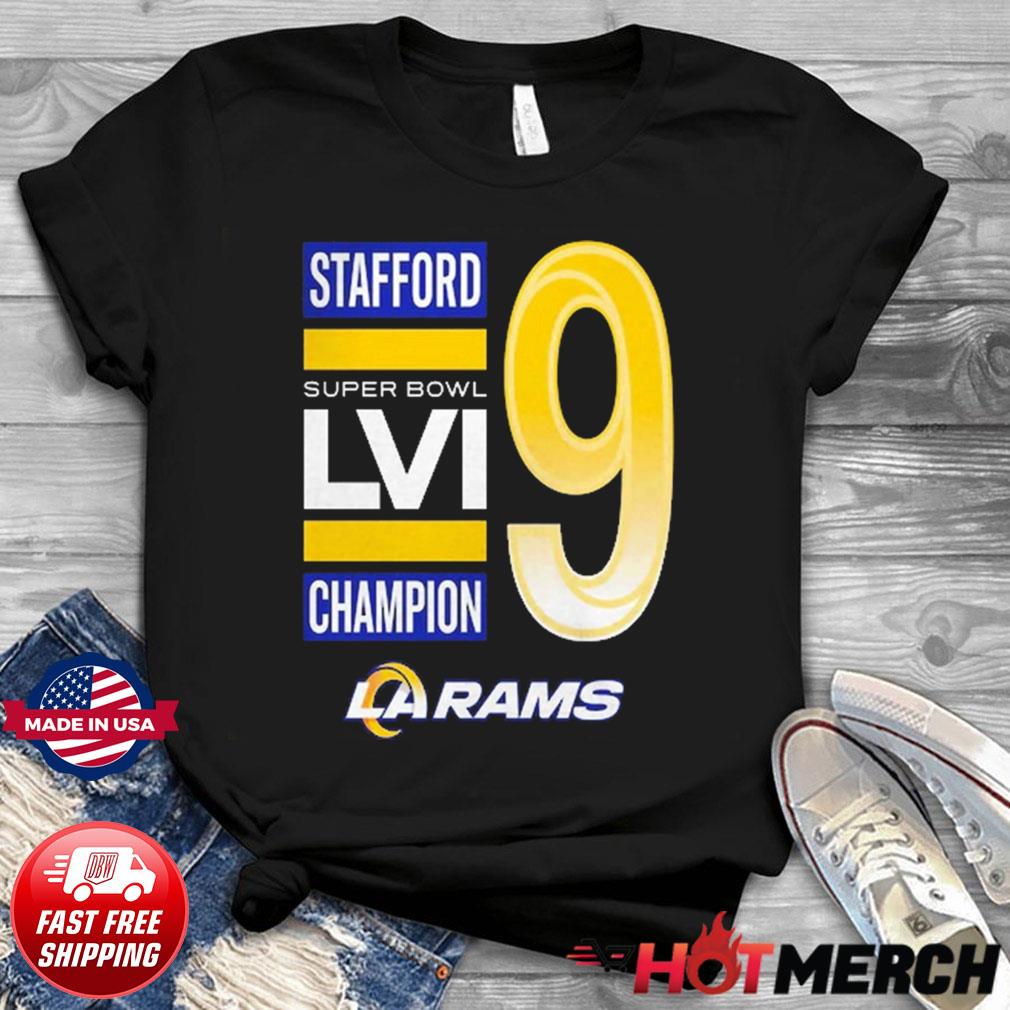 FREE shipping Detroit Rams Matt Stafford Super Bowl Champion Shirt, Unisex  tee, hoodie, sweater, v-neck and tank top