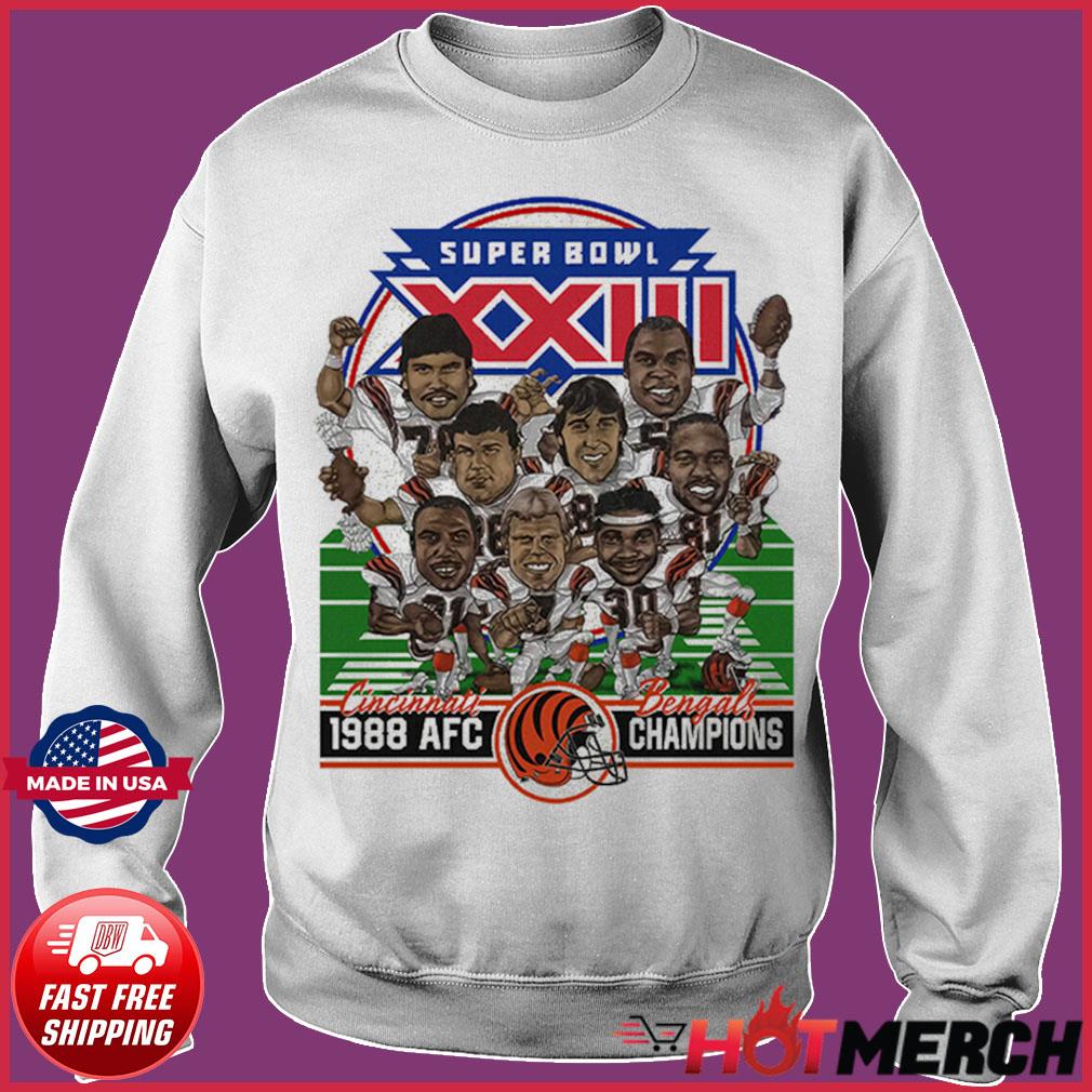 1988 Cincinnati Bengals AFC Champs national football league welcome to the  jungle shirt, hoodie, sweater, long sleeve and tank top