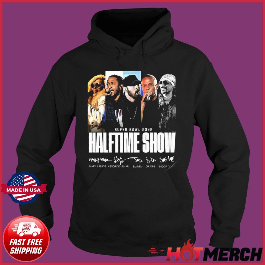 Super Bowl 2022 Halftime Show signatures shirt, hoodie, sweater, long  sleeve and tank top