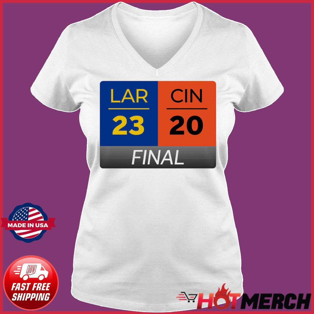 Los Angeles Rams Super Bowl LVI Champions 2022 Cincinnati 20 Rams 23 Shirt,  hoodie, sweater, long sleeve and tank top