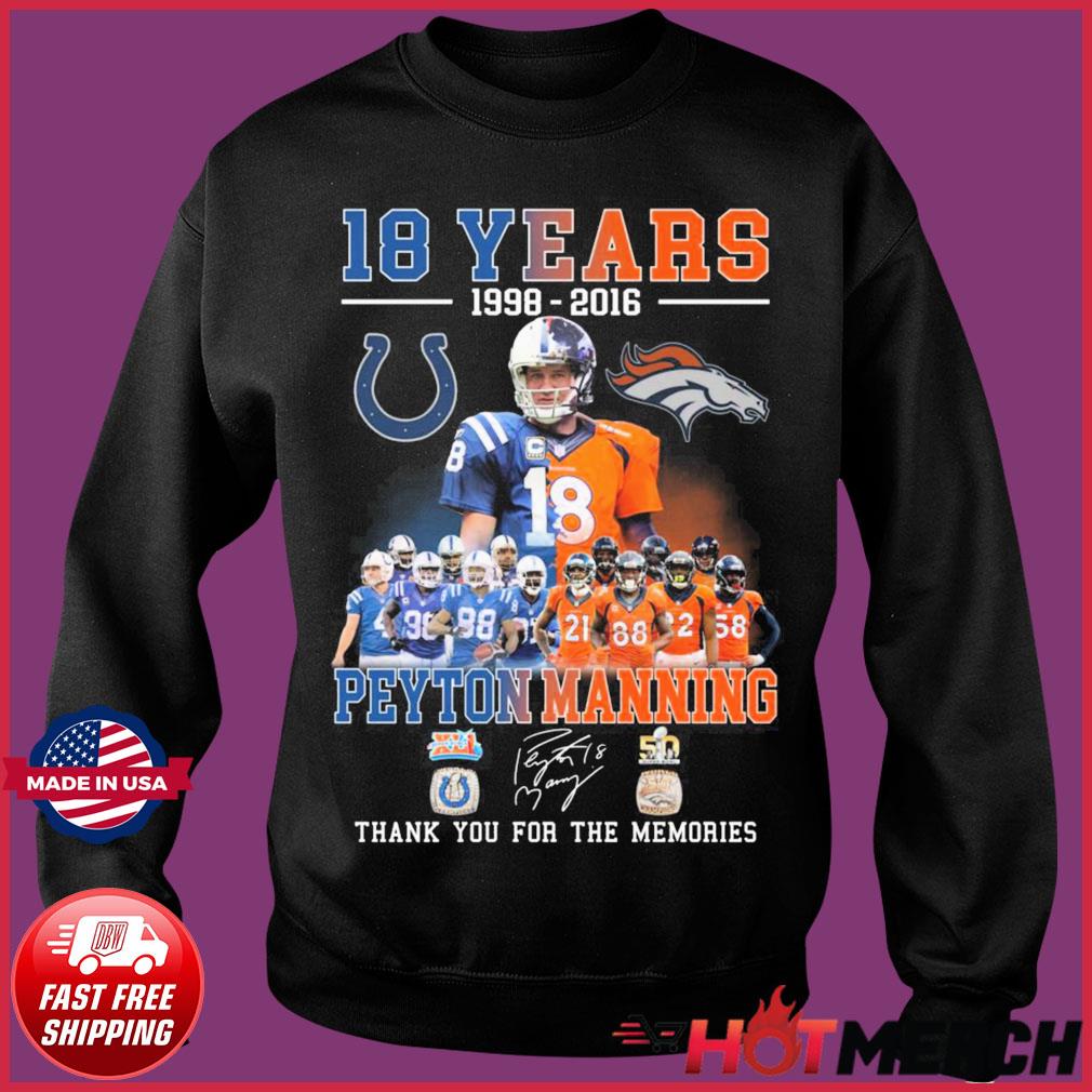 Like Father Like Sons Peyton Manning Signatures shirt, hoodie, sweatshirt  and long sleeve