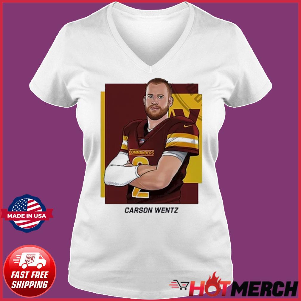 Commander Carson Wentz Washington Commanders T-shirt - REVER LAVIE