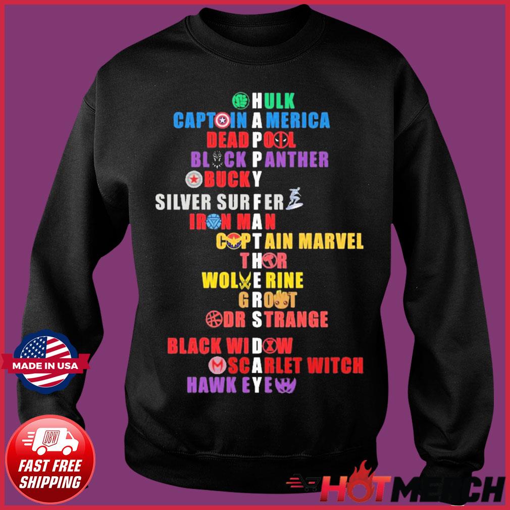 Fathers day sales avengers shirt