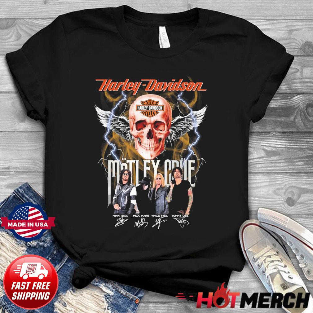 Motley crue cheap harley davidson shirt