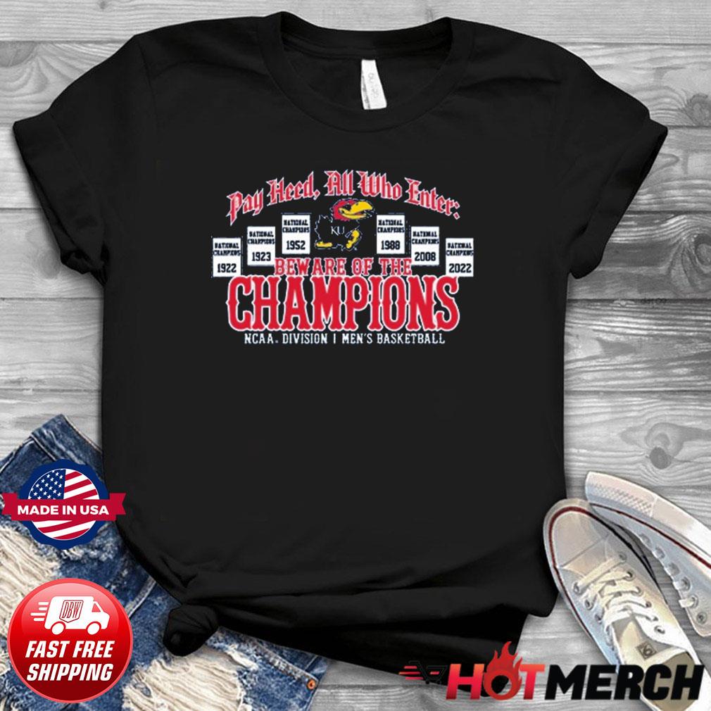 Kansas Basketball National Championship 6X Champions Shirt, hoodie