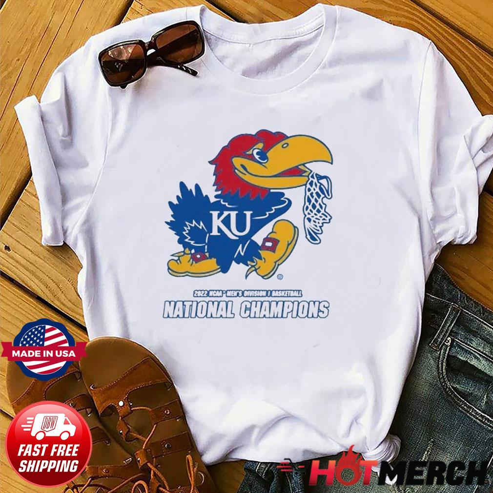 University Of Kansas Jayhawks Cut The Net 2022 National Champions Shirt