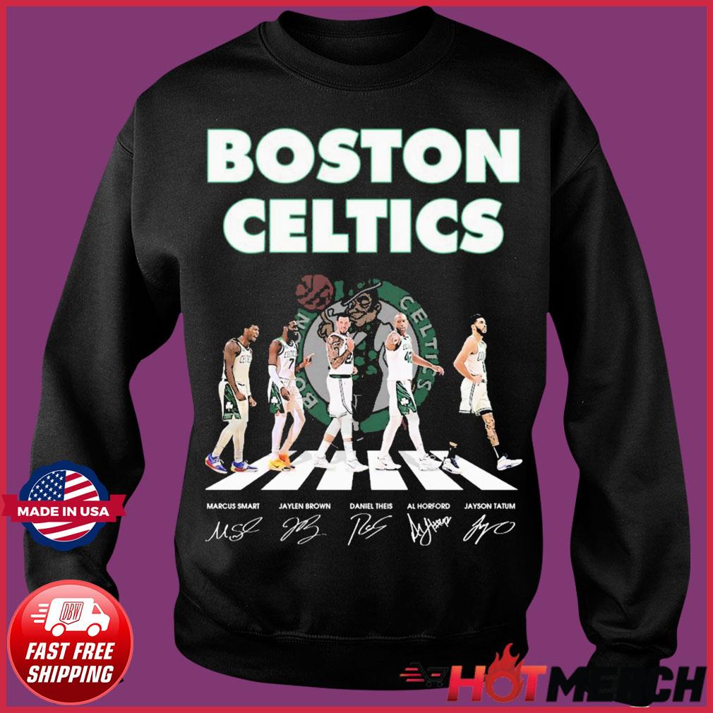 The Celtics Abbey Road T Shirt, Signature Boston Celtics T Shirt