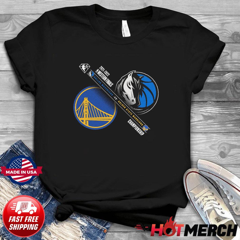 Dallas Mavericks vs. Golden State Warriors 2022 NBA Playoffs Western  Conference Finals Championship shirt, hoodie, sweater, long sleeve and tank  top