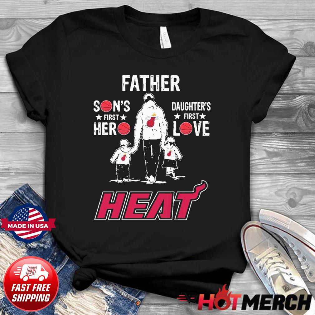 Miami Dolphins Dad a Son's first hero a Daughter's first love shirt, hoodie