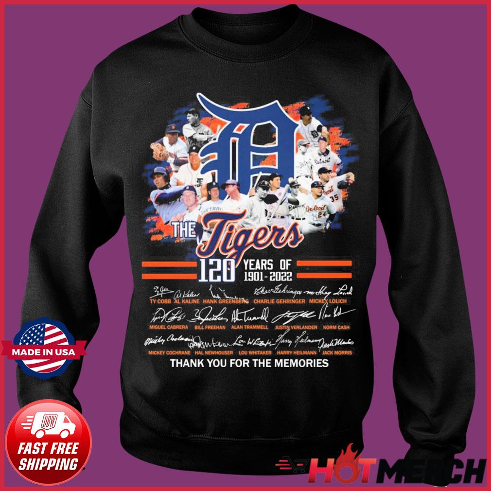 Buy 120 Years Of Detroit Tigers Signatures Thank You For The