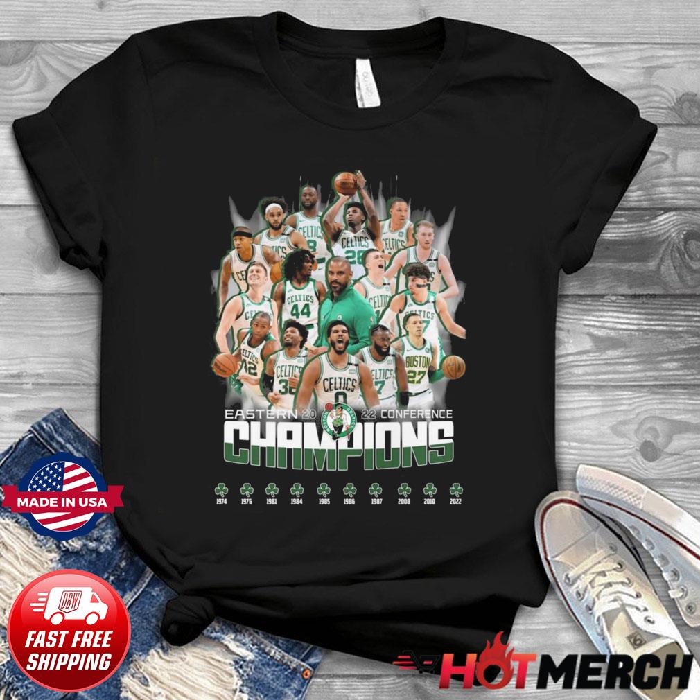 Boston Celtics Nba Eastern 20 22 Eastern Conference Champions signature  shirt, hoodie, sweater, long sleeve and tank top