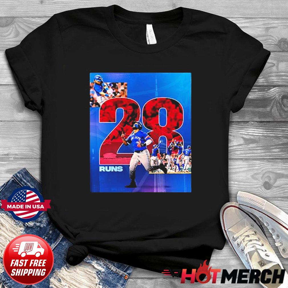 MLB Toronto Blue Jays 28 Runs Shirt t-shirt by emeritatshirt - Issuu