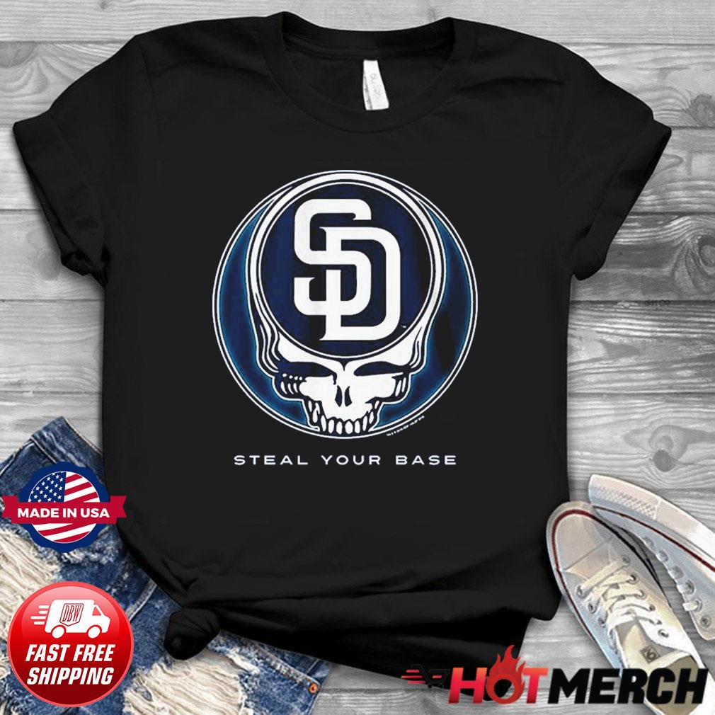 San Francisco Giants Grateful Dead Steal Your Base T-Shirt - Kingteeshop