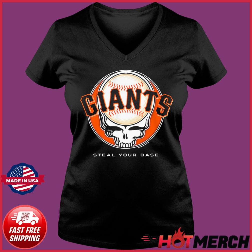 San Francisco Giants Grateful Dead Steal Your Base T-Shirt - Kingteeshop