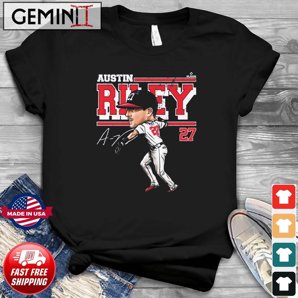 Austin Riley Caricature T-Shirt - Atlanta Braves