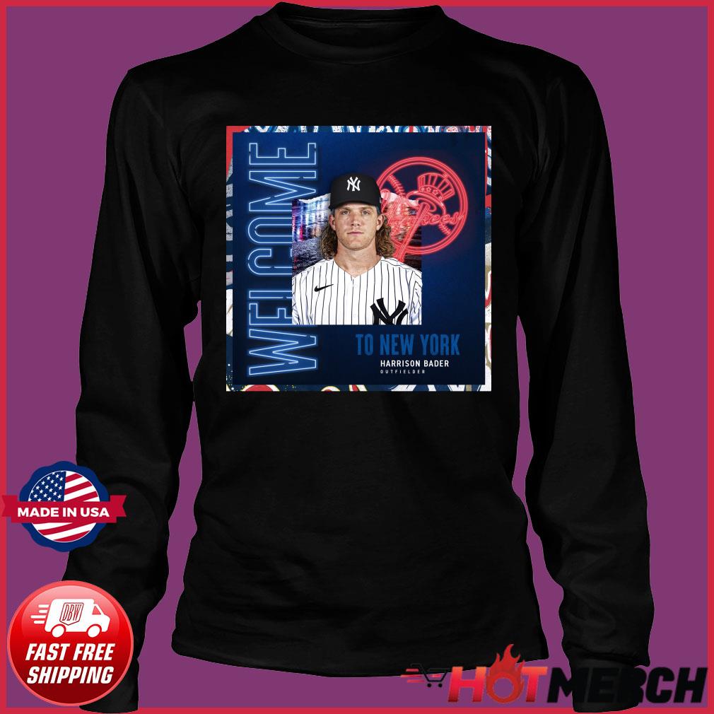 Official harrison bader new york baseball signature T-shirts, hoodie, tank  top, sweater and long sleeve t-shirt