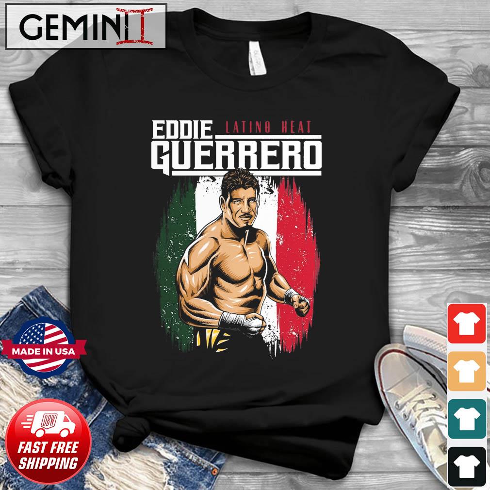Official eddie Guerrero Latino Heat Portrait t-Shirt, hoodie, sweater, long  sleeve and tank top
