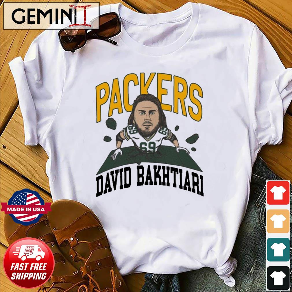 Green Bay Packers #69 David Bakhtiari Breakthrough T-Shirt, hoodie,  sweater, long sleeve and tank top