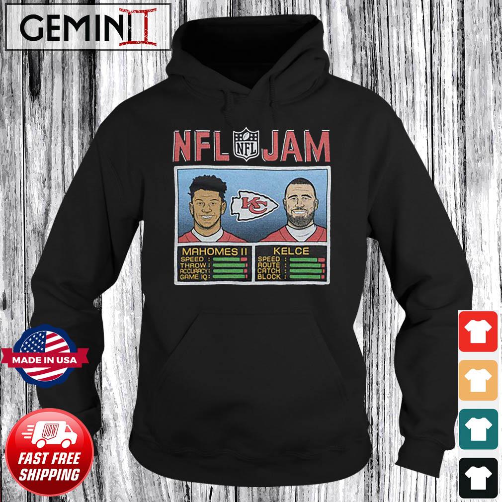 NFL Jam Patrick Mahomes and Travis Kelce Kansas City Chiefs shirt