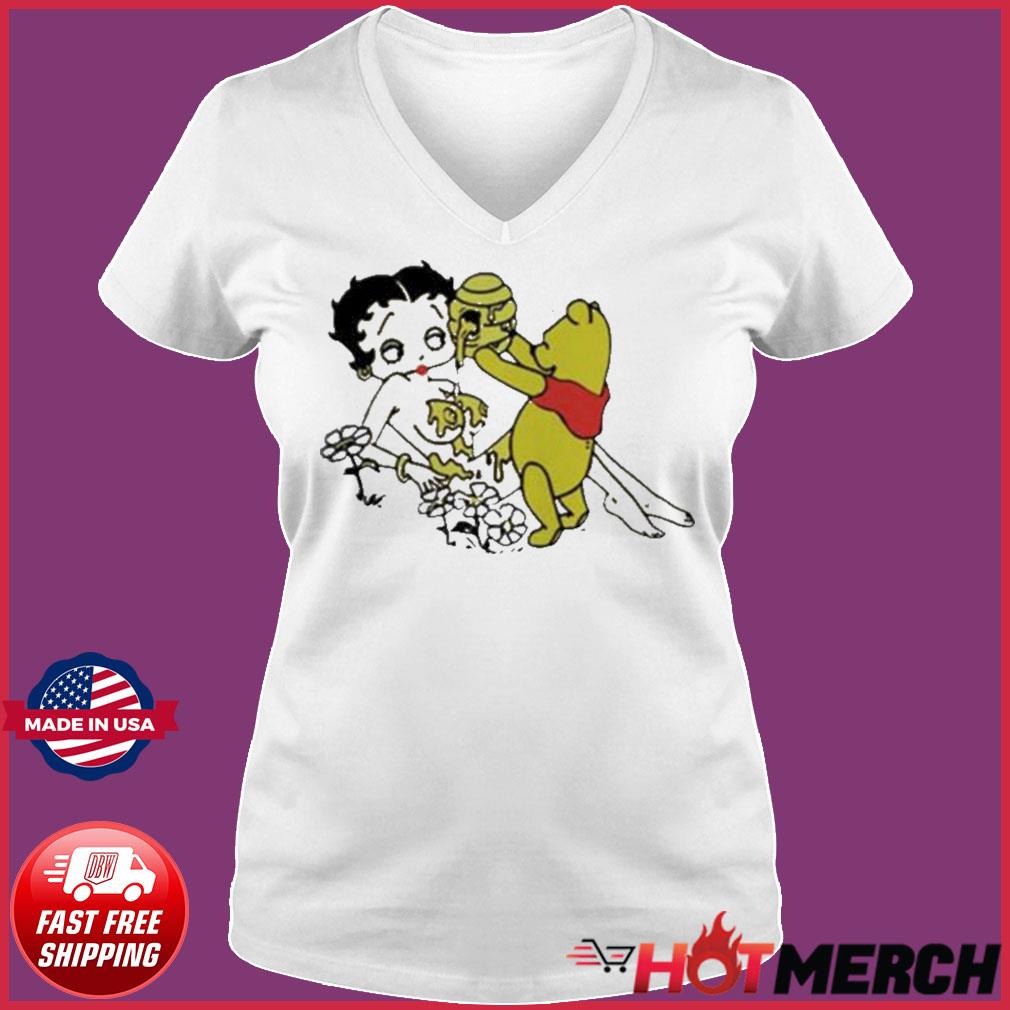 Betty Boop tits Winnie the Pooh shirt, hoodie, sweater, long sleeve and  tank top