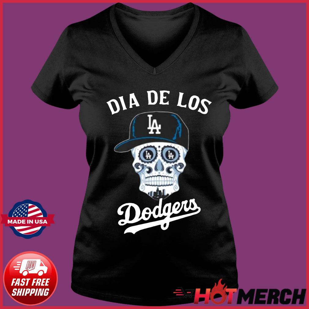 Dia De Los Angeles Dodgers Sugar Skull t-shirt, hoodie, sweater