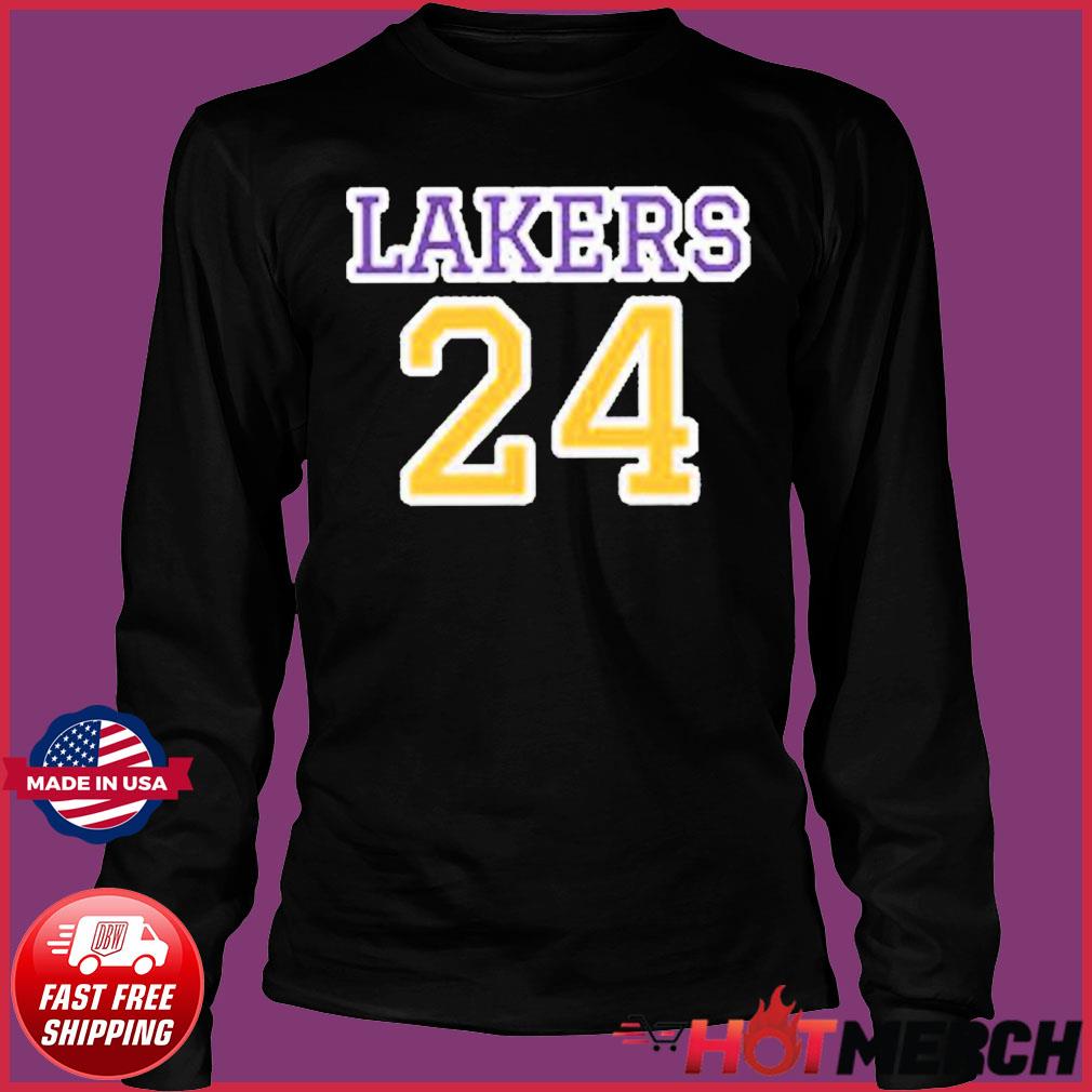 Kobe Bryant 24 Los Angeles Lakers Shirt, hoodie, sweater, long ...