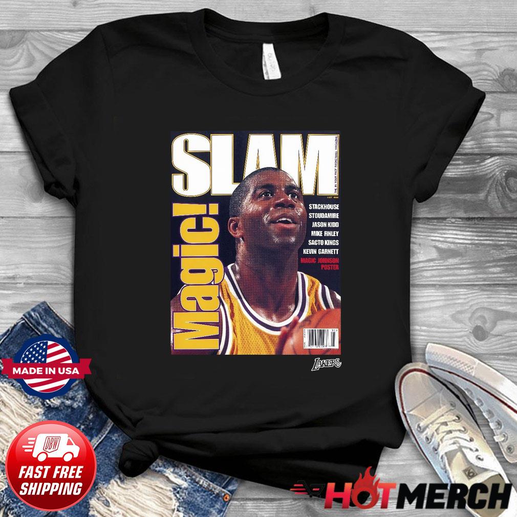 SLAM Cover Tee Magic Johnson Poster T Shirt hoodie sweater