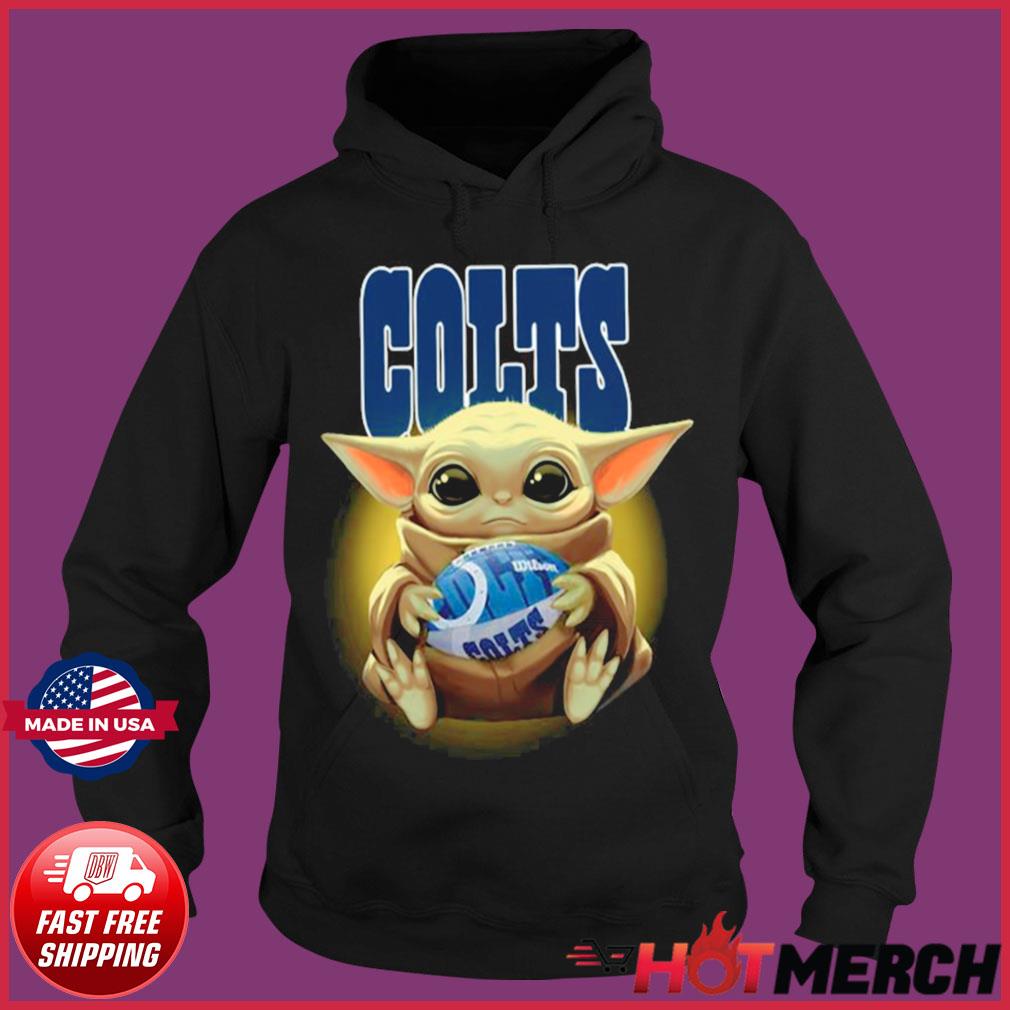 Buy Baby Yoda Hug Rugby Indianapolis Colts shirt For Free Shipping