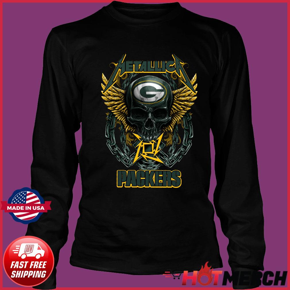 Metallica Green Bay Packers Shirt In 2022