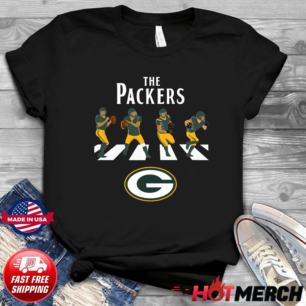 The Green Bay Packers Football Teams Abbey Road Signatures T-Shirt, hoodie,  sweater, ladies v-neck and tank top