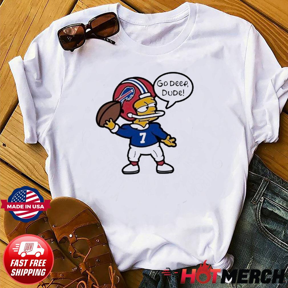 Buffalo Bills Football NFL Bart Simpson Trends Summer Gift For Men