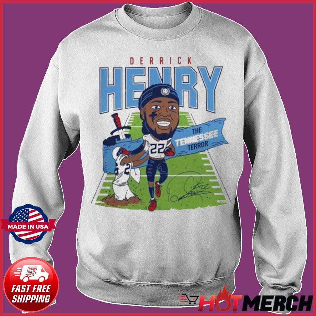 Derrick Henry The Tennessee Terror Signature shirt hoodie, sweatshirt, longsleeve  tee