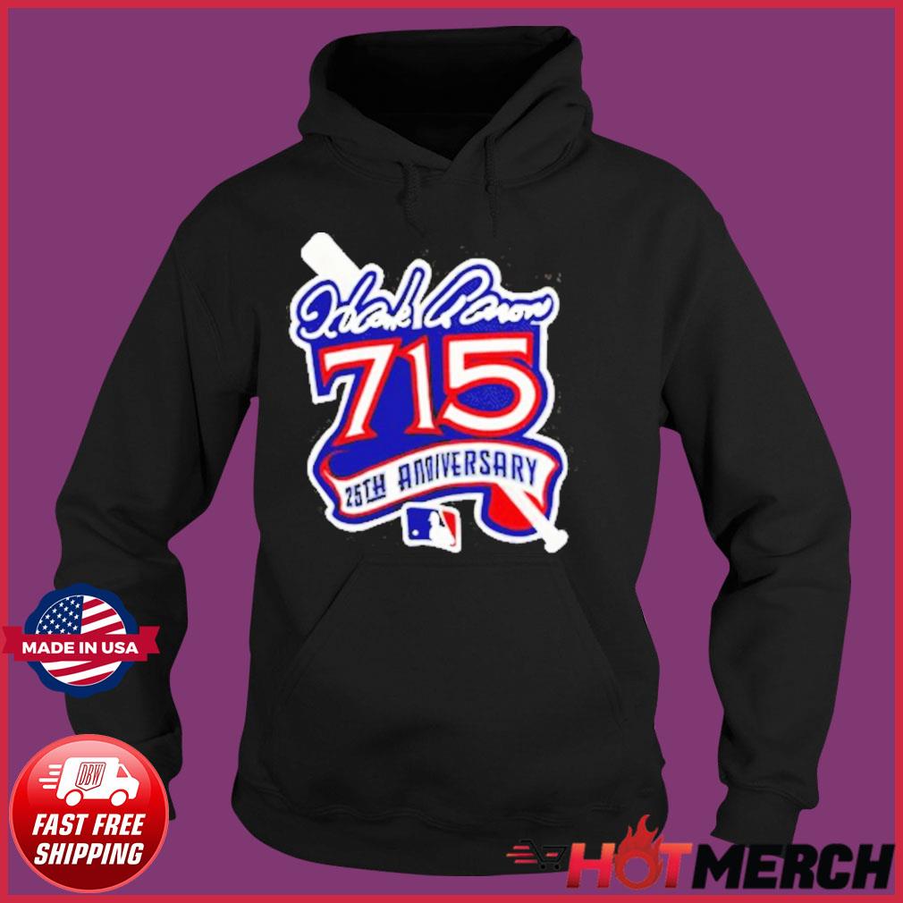 RIP Hank Aaron Vintage 90s MLB Hank Aaron 25th Anniversary Classic T-Shirt,  hoodie, sweater, long sleeve and tank top