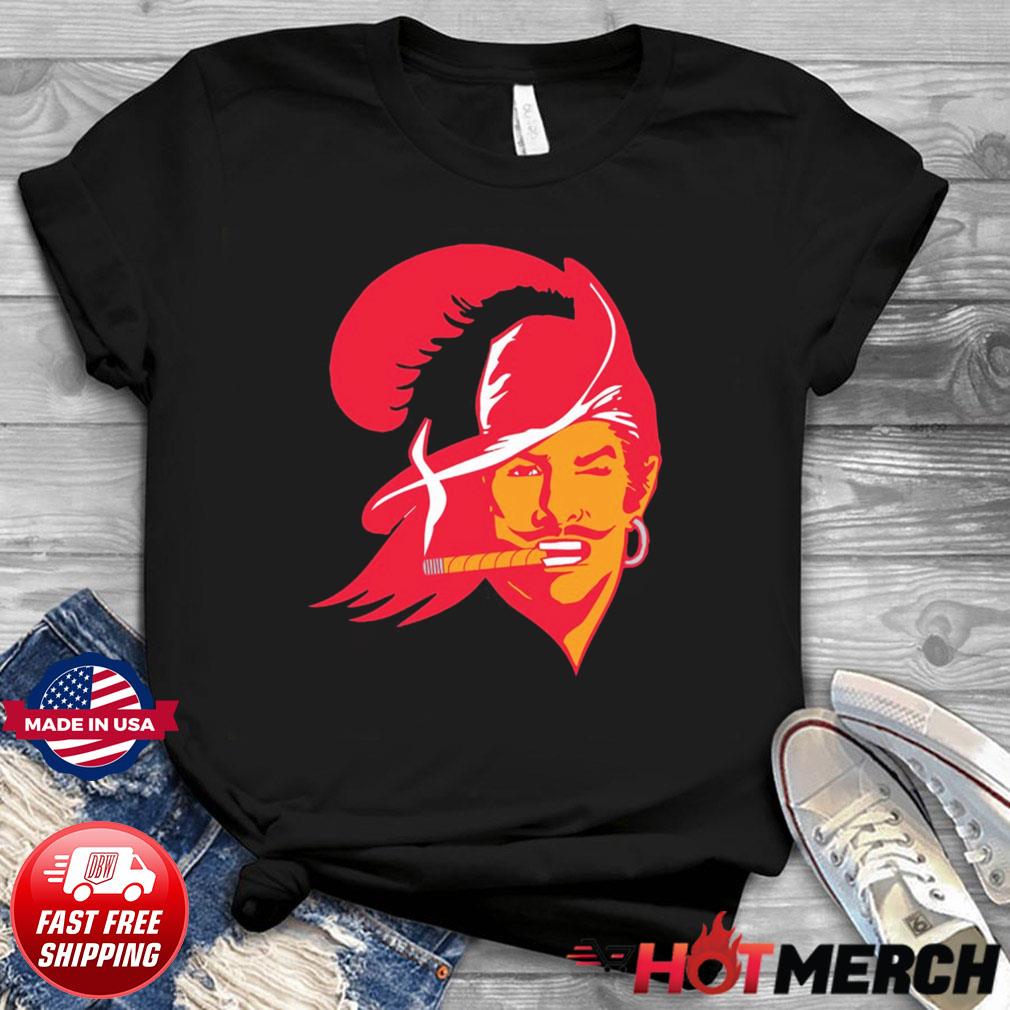 Tom Brady Shirt Tampa Bay Buccaneers Retro Logo Parody Red Throwback Old Tb  Bucs Face Head Icon Emblem Shirt - Snowshirt